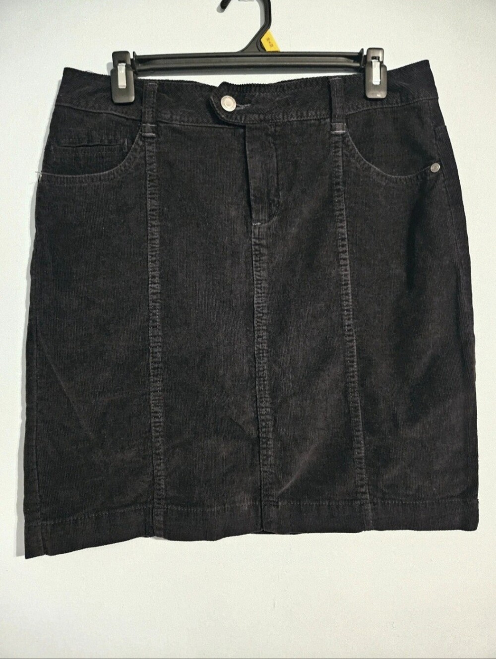 Black Corduroy Skirt